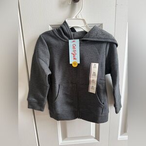 Cat & Jack Gray 2T Zip Up Hoodie